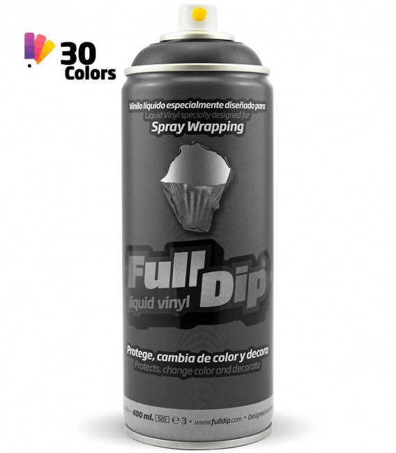 Vinilo Líquido Full Dip Spray Negro Mate