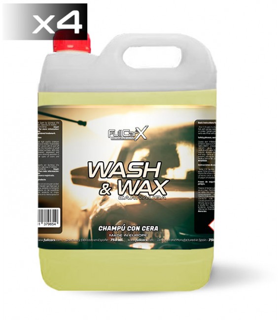 5L Champú con Cera (Wash&Wax) - GRAN FORMATO